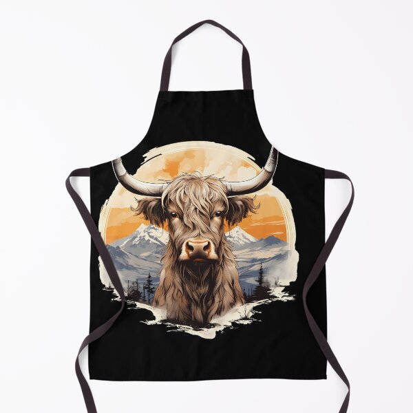 Item preview, Dreamy Highland Cow: Vintage Watercolor designed and sold by anass002.