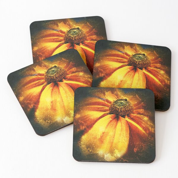 Item preview, #364 Rudbeckia Annual Garden Flower Distressed Design designed and sold by phutball.