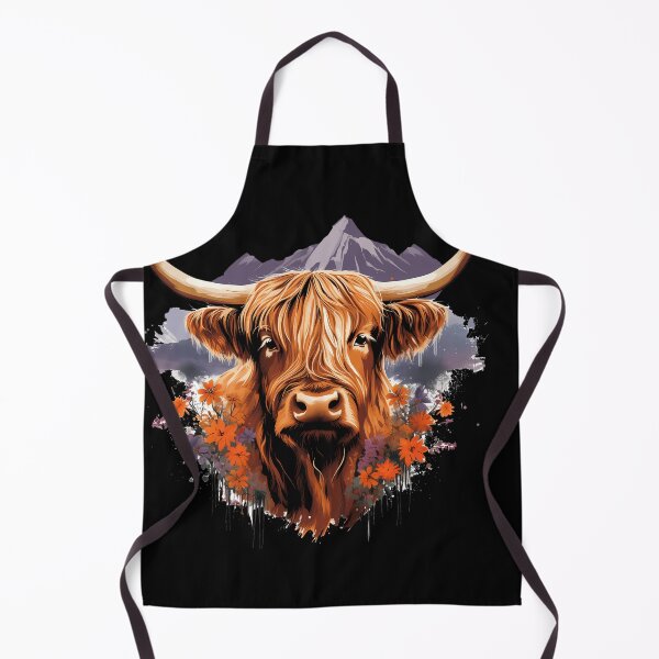 Item preview, Dreamy Highland Cow: Vintage Watercolor designed and sold by anass002.