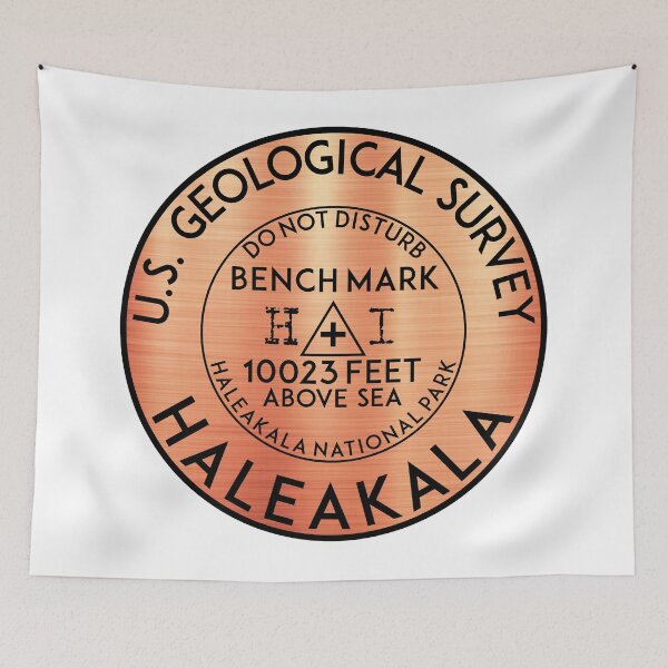 Item preview, BENCHMARK HALEAKALA HAWAII GEOCACHING USGS VOLCANO CRATER  designed and sold by DESTINATIONS DECAL.