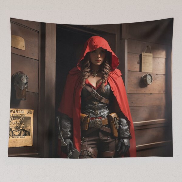 Item preview, Scarlet Pursuit: Little Red Riding Hood's Wild West Hunt designed and sold by Electric-Easel.