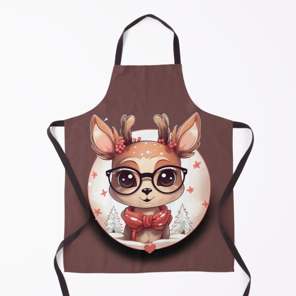 Item preview, Kawaii Winter Cute Deer designed and sold by Chmielayka.