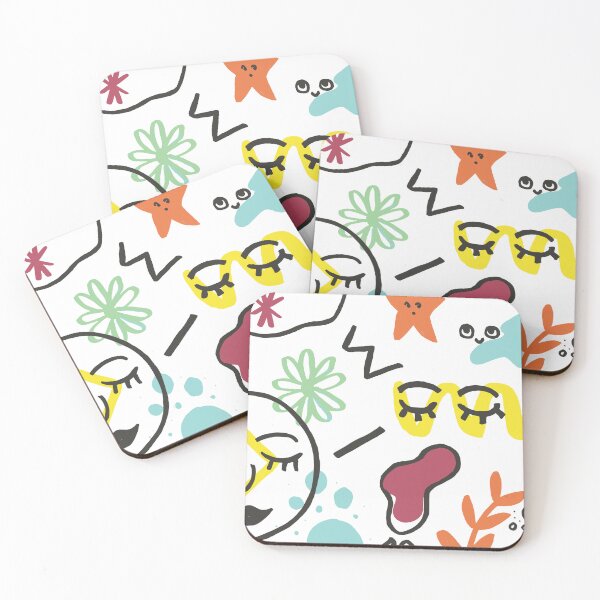 Item preview, Colourful, bold linework designed and sold by SparkPrintsandDesigns.