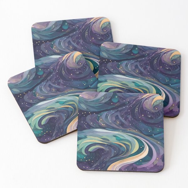 Item preview, Dancing Celestial Swirls - Celestial Swirls Pattern Style designed and sold by Omarupattern51.