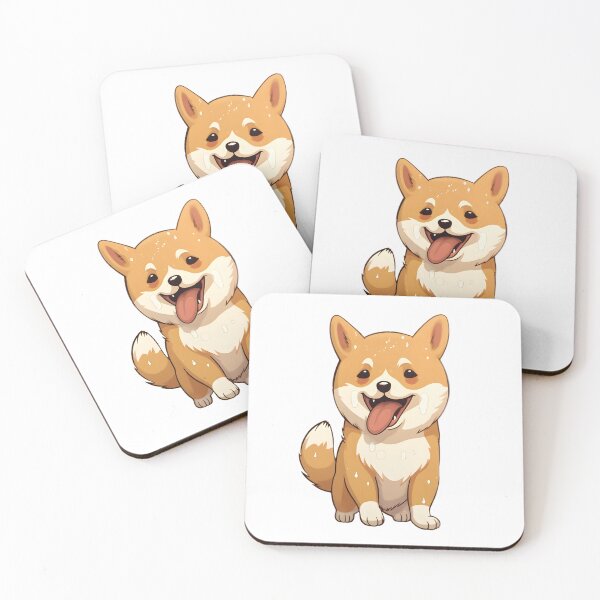 Item preview, Charming Shiba Inu Illustration - Cute and Playful Dog Art designed and sold by Moo7shop.