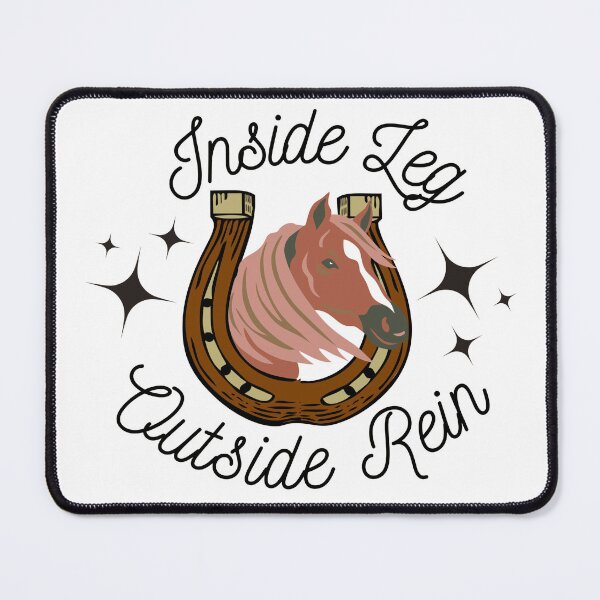 Item preview, Inside Leg Outside Rein Horse In A Horseshoe designed and sold by Sonatablue.