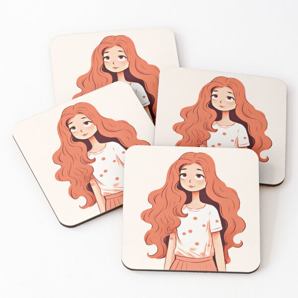 Aperçu de l'œuvre Fille aux cheveux caramel créée et vendue par arthardist.