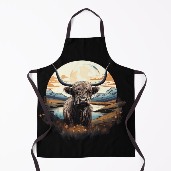 Item preview, Dreamy Highland Cow: Vintage Watercolor designed and sold by anass002.