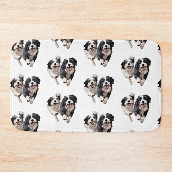 Item preview, Cute Bearded Collies Happy designed and sold by LudwikeArts.