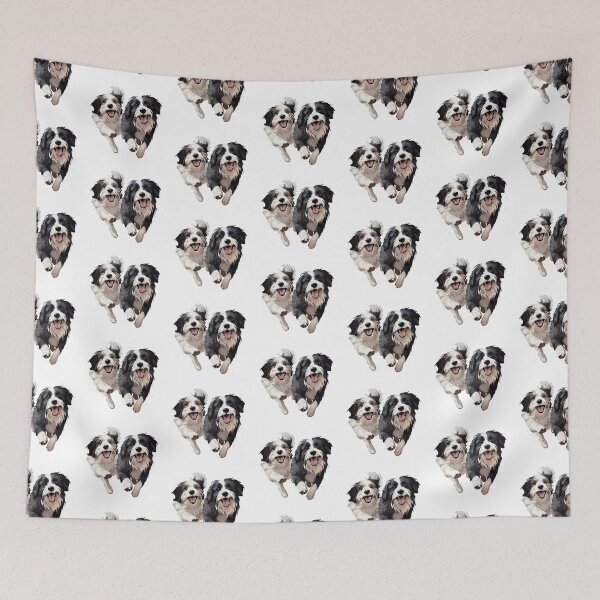 Item preview, Cute Bearded Collies Happy designed and sold by LudwikeArts.