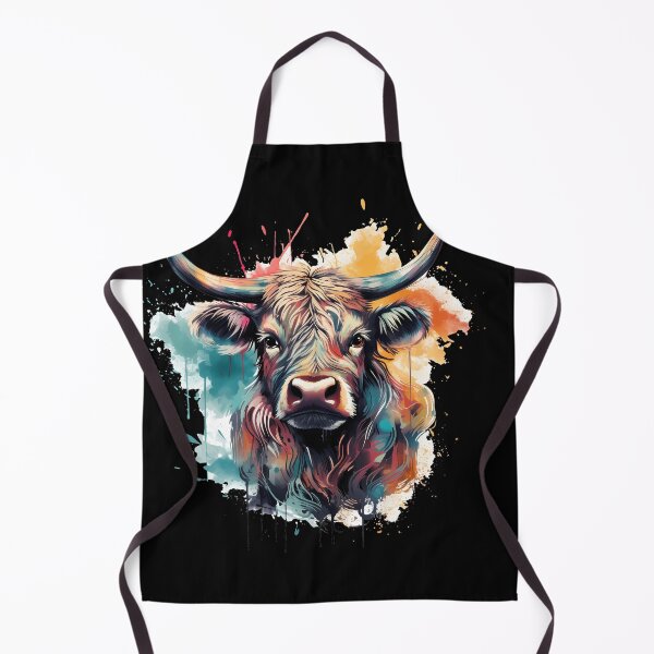 Item preview, Dreamy Highland Cow: Synthwave Impressionism designed and sold by anass002.
