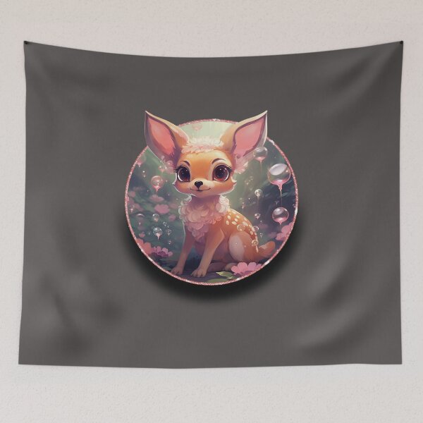 Item preview, Kawaii Cute Deer designed and sold by Chmielayka.