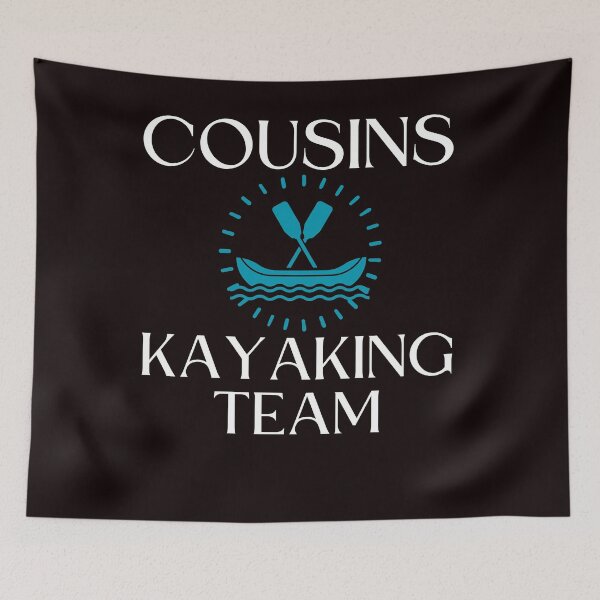 Item preview, Funny Cousins Kayaking Team Lake Crew Adventure Kayak Oar designed and sold by MagicSD Designs.