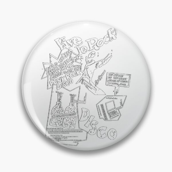 Item preview, Vintage Look Vive Le Rock.   	 designed and sold by kajjacykcjn14.