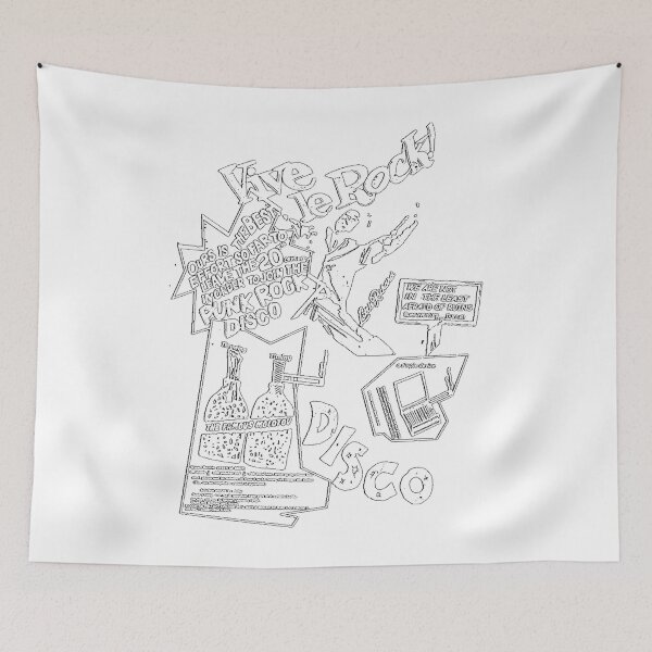 Item preview, Vintage Look Vive Le Rock.   	 designed and sold by kajjacykcjn14.