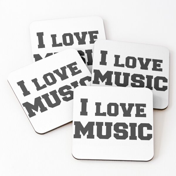 Item preview, I LOVE MUSIC designed and sold by TheLegatoSTUDIO.
