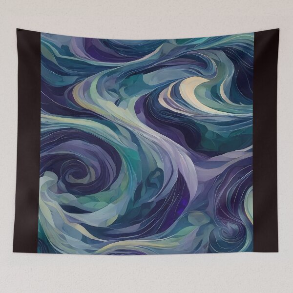 Item preview, Celestial Vortexes in Spiral - Celestial Swirls Pattern Style designed and sold by Omarupattern51.