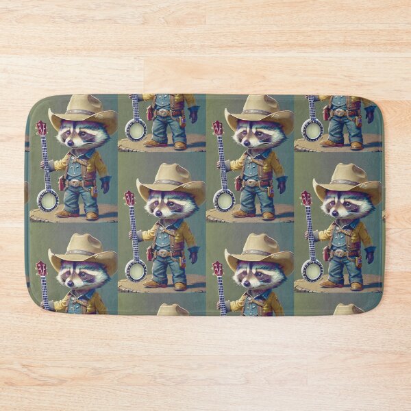 Item preview, a cool raccoon playing banjo designed and sold by Pelzi100.