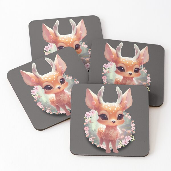 Item preview, Kawaii Cute Deer designed and sold by Chmielayka.