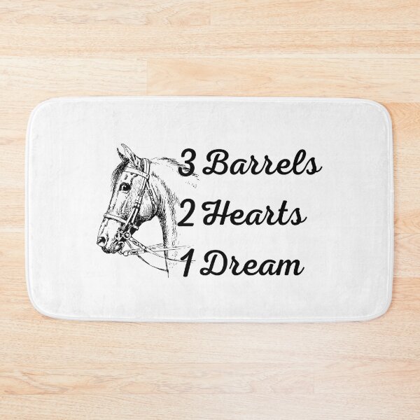 Item preview, 3 Barrels 2 Hearts 1 Dream Horse Lover Quote designed and sold by Sonatablue.