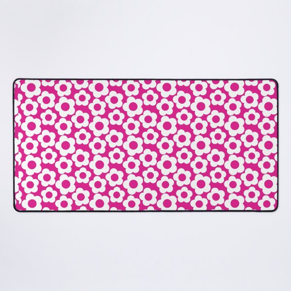 Item preview, Retro Hot Pink Simple Flower Pattern designed and sold by ClaudiaFlores.
