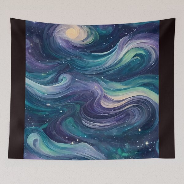 Item preview, Dazzling Celestial Swirls - Celestial Swirls Pattern Style designed and sold by Omarupattern51.