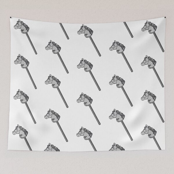 Item preview, Black And White Stick Horse  designed and sold by missmann.