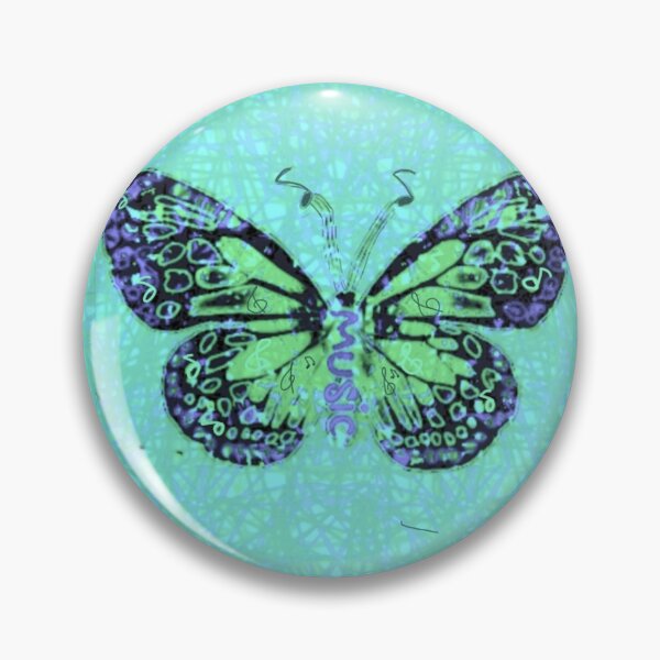 Item preview, Butterfly Music on Turquoise  designed and sold by IvaRenee.