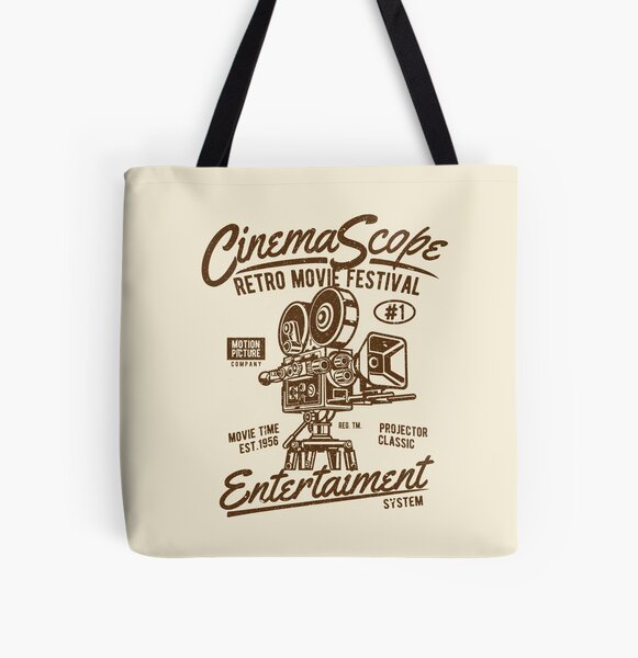 Cinema Scope All Over Print Tote Bag