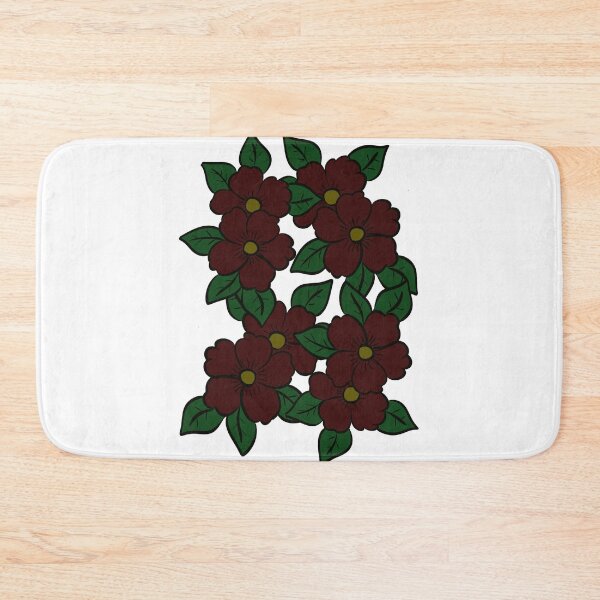 Item preview, Red Floral Pattern designed and sold by InkedEdges.