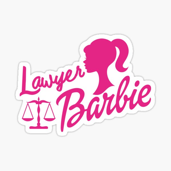 “Lawyer Barbie” Sticker for Sale by AashviPatel | Redbubble