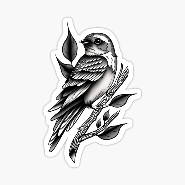 Bird Swallow Tattoo Sparrow The Sims 3 PNG, Clipart, Animals, Beak, Bird,  Black And White, Common