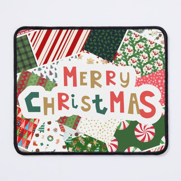 Item preview, Merry Christmas Patchwork Design designed and sold by Scotti Cohn.
