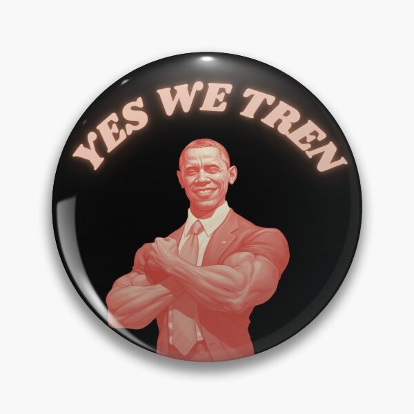 Artikelvorschau, Obama Yes We Tren Bodybuilding Orange entworfen und verkauft von Tobias Helm.