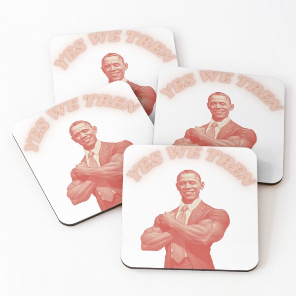 Item preview, Obama Yes We Tren Bodybuilding Orange designed and sold by Tobias Helm.