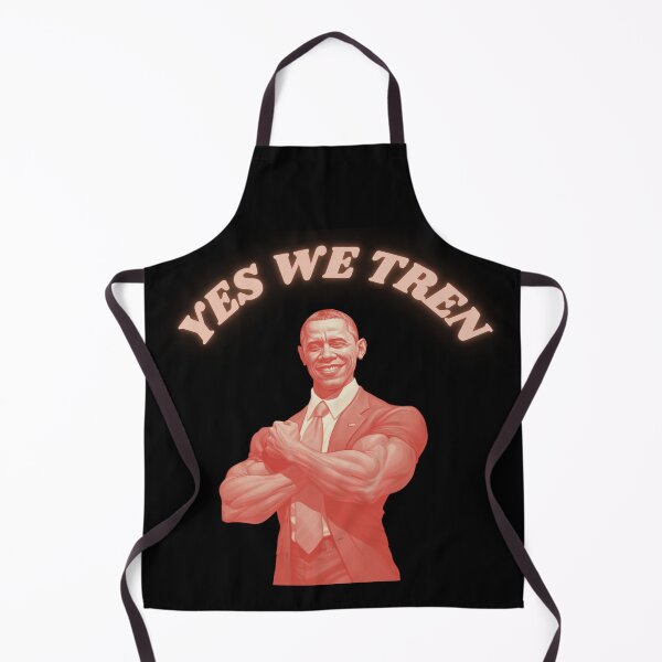 Item preview, Obama Yes We Tren Bodybuilding Orange designed and sold by Tobias Helm.