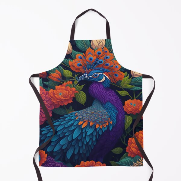 Item preview, Whimsical Peacock Paradise: Blossoming Feathers designed and sold by Dshoppin.
