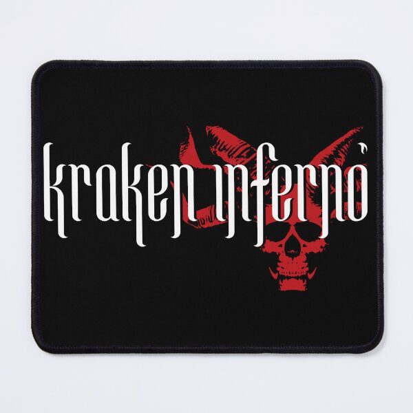 Item preview, Kraken Inferno Logotype & Red Skull designed and sold by Kraken Inferno.