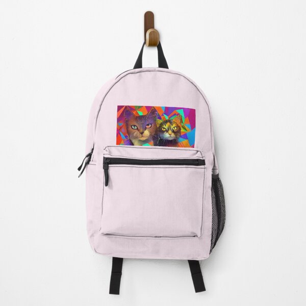 Item preview, Gatos geométricos "Mitsy" y "Bitsy" designed and sold by Artekinium.