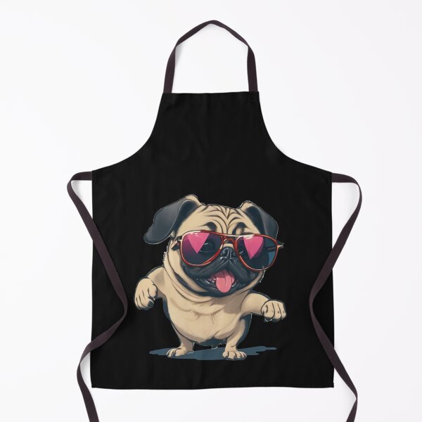 Item preview, Happy pug in sunglasses designed and sold by Pug-Obsession.