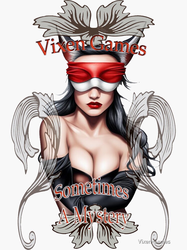 Thumbnail 3 of 3, Sticker, Sometimes a mystery Vixen Games designed and sold by Vixen-Games.