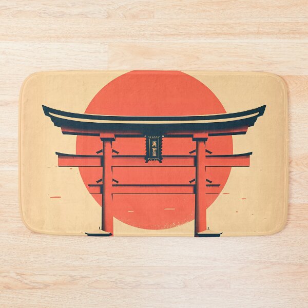 Item preview, Torii Gate - Vintage Japanese Poster designed and sold by BrushstrokesA.
