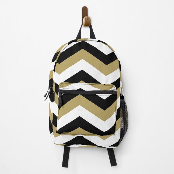 Item preview, Hollywood Regency Chevron Pattern in Black White and Gold designed and sold by tonymagnerart.
