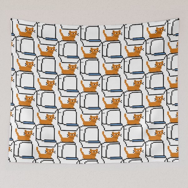 Item preview, A toilet and a cat. designed and sold by Poiote.