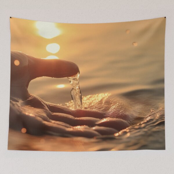 Item preview, Water droplets Pouring on hand designed and sold by Aestheticlanart.