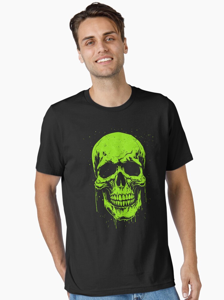 Rusty Neal Camiseta Para Hombre Con Diseño De Calavera En La Parte