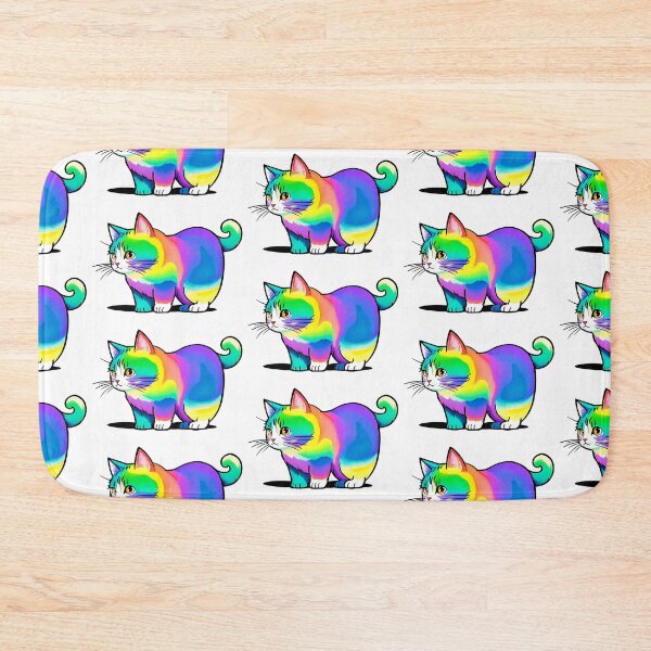 Item preview, Chubby Rainbow Kitty  designed and sold by PiggyWonka.