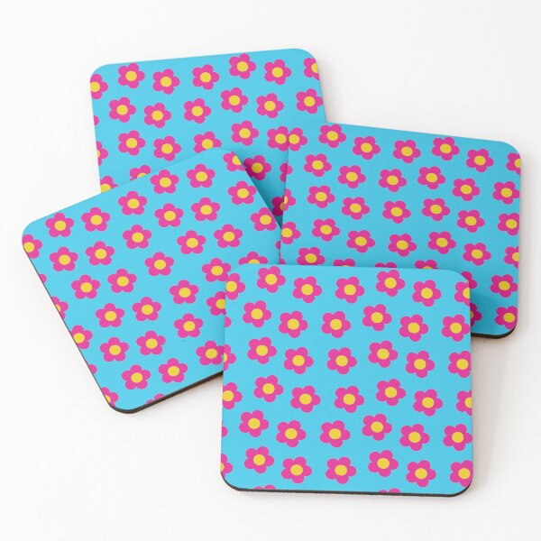 Item preview, Fun Hot Pink Flower Power Pattern designed and sold by ClaudiaFlores.
