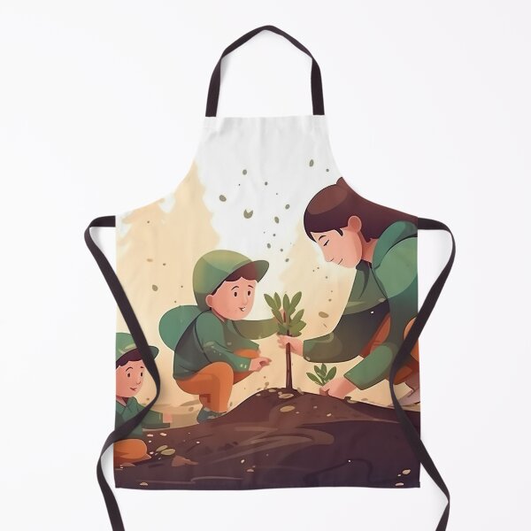 Item preview, Tree Planting Forest designed and sold by Aestheticlanart.