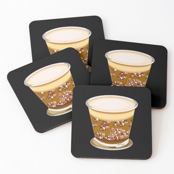 Item preview, Clownfish Cortado (Black) designed and sold by octopuscafe.